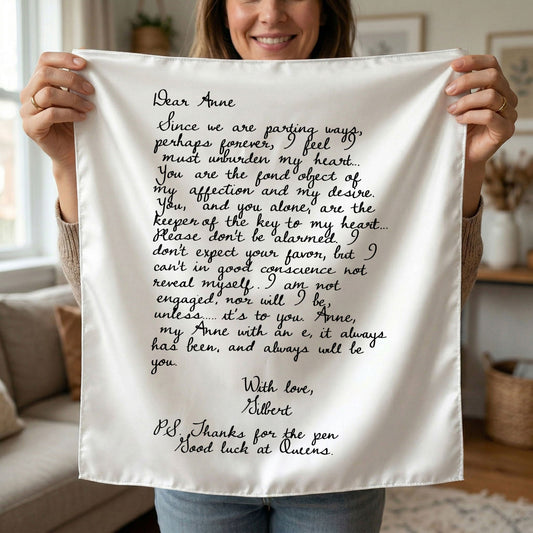 Personalized Actual Handwriting For Her, Lovers, Mom, Daughter Trinket Tray - Personalized Scarf