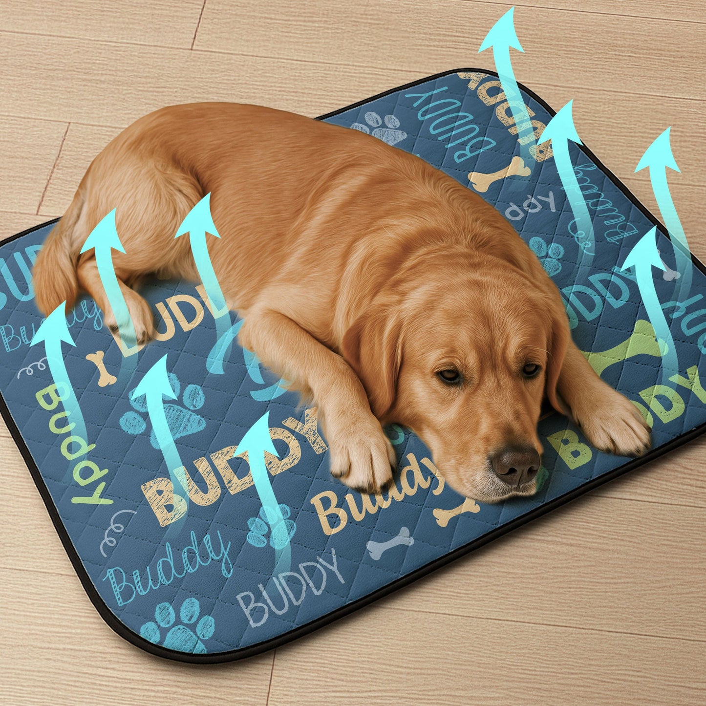 Pet Word Art - Personalized Cooling Mat