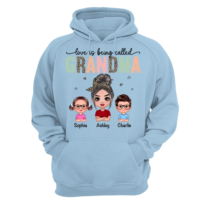 Colorful Leopard Love Is Being Called Grandma Personalized Shirt