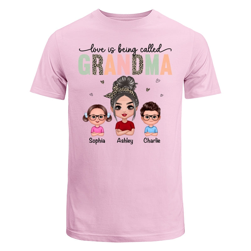 Colorful Leopard Love Is Being Called Grandma Personalized Shirt