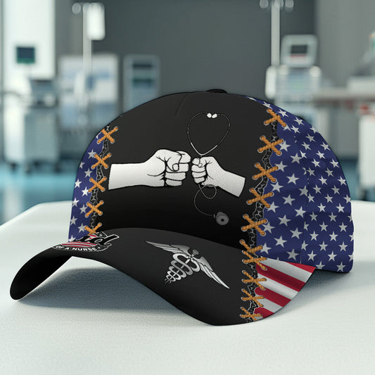 Father's Day Gifts, Proud Dad Of Nurse Gift For Dad - Personalized Classic Cap