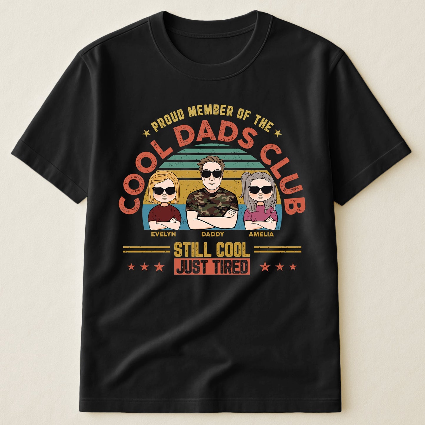 Proud Member Of The Cool Dads Club - Personalized Shirt