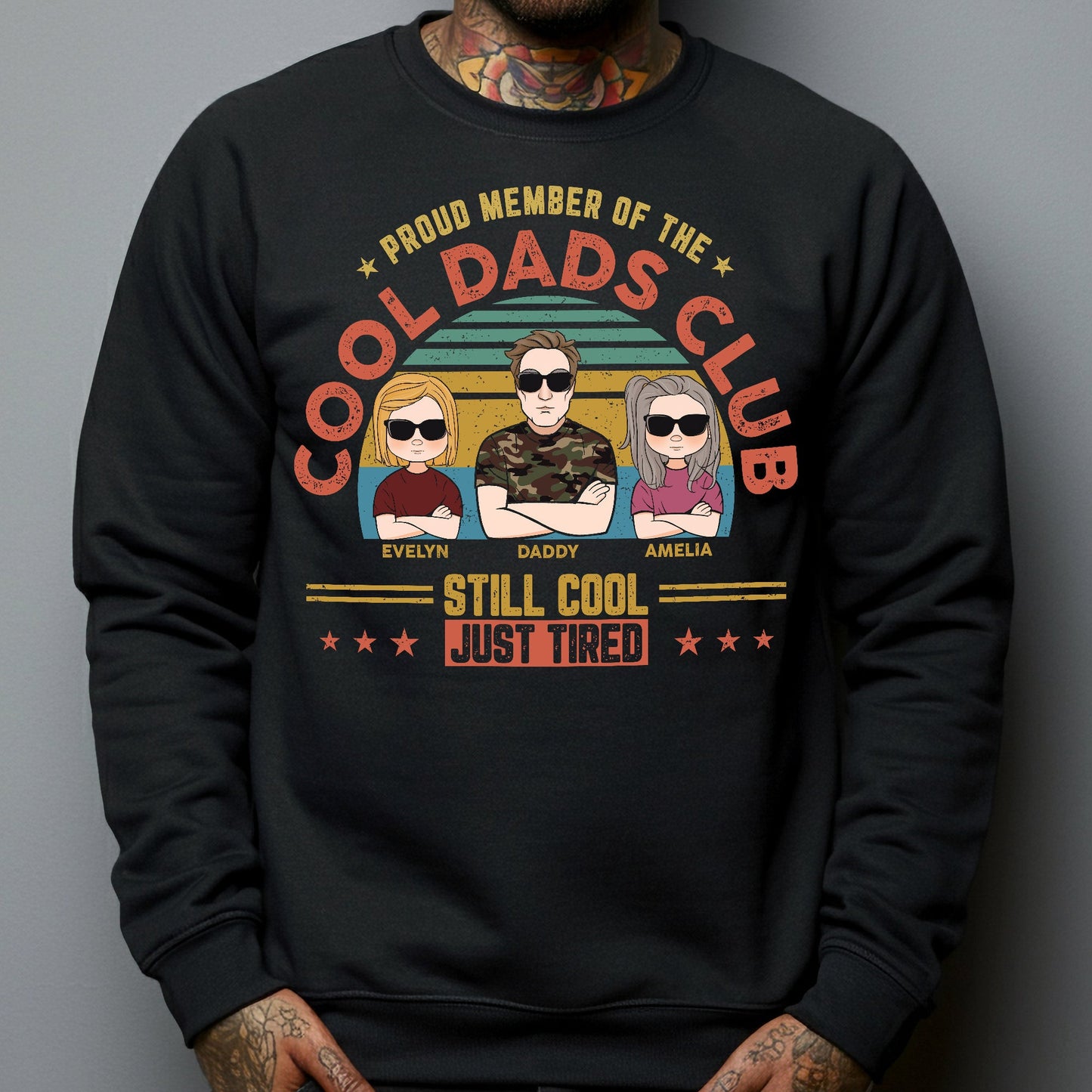 Proud Member Of The Cool Dads Club - Personalized Shirt