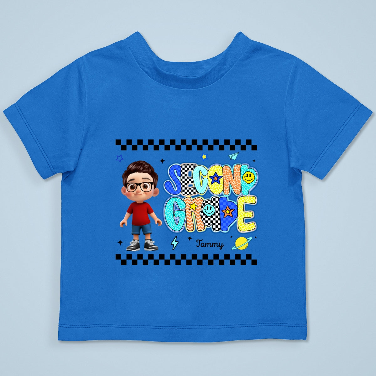 Preppy Back to School Shirt Pre-K to Fourth Grade for Kids, Boys, Girls, 1st Day of School
