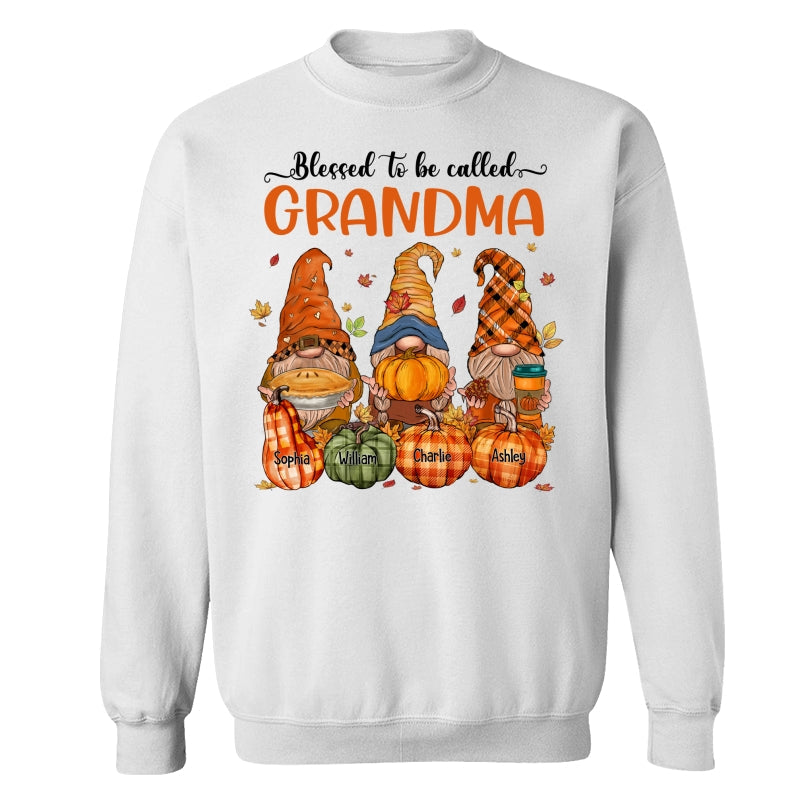 Fall Season Autumn Gnomes Pumpkins Personalized Shirt