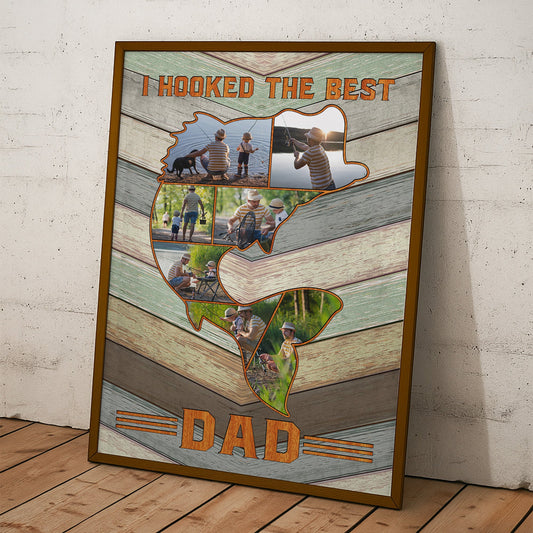 Father's Day Gifts, Reel Cool Dad, Grandpa - Personalized Poster