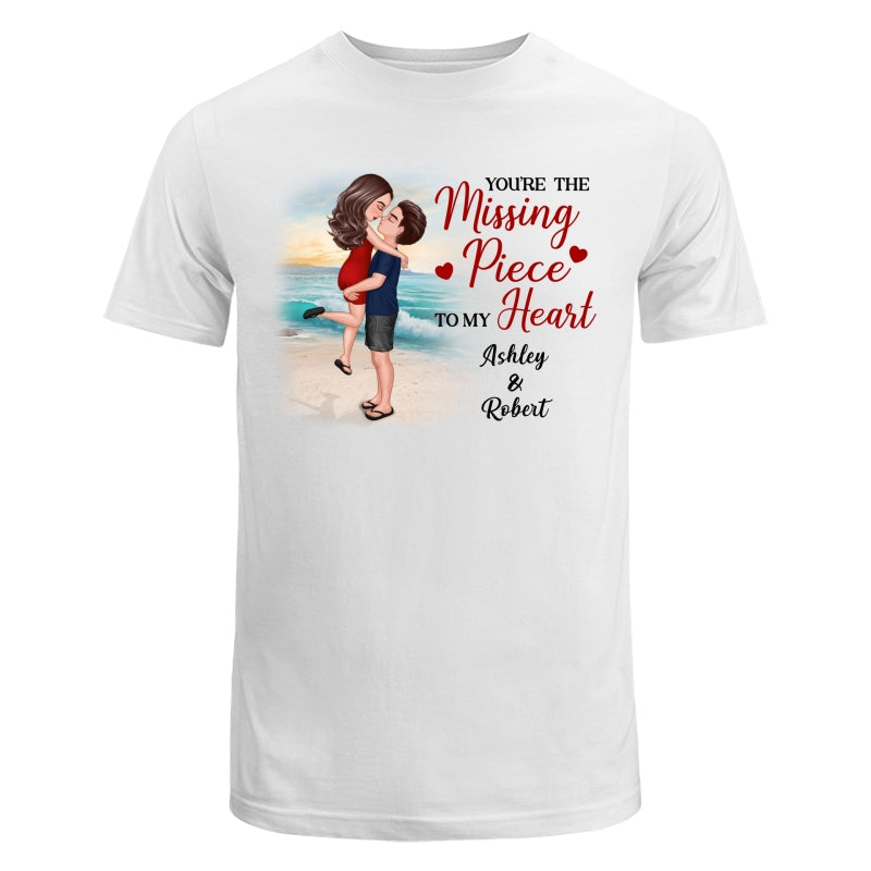 Couple Kissing On The Beach Personalized Shirt
