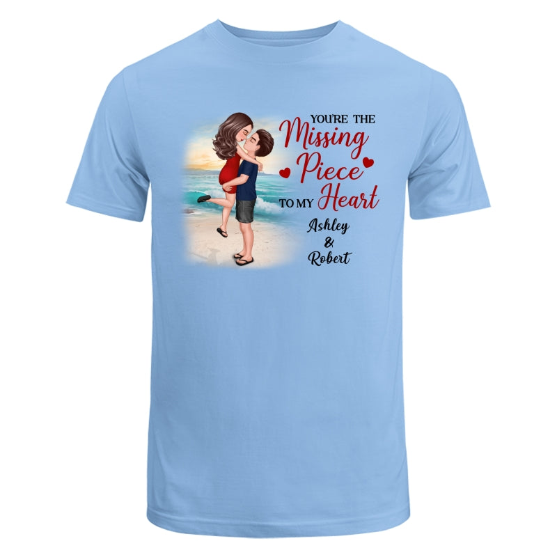 Couple Kissing On The Beach Personalized Shirt