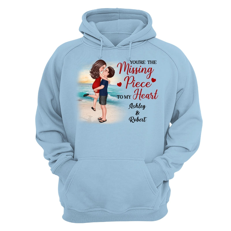 Couple Kissing On The Beach Personalized Shirt