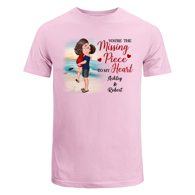 Couple Kissing On The Beach Personalized Shirt