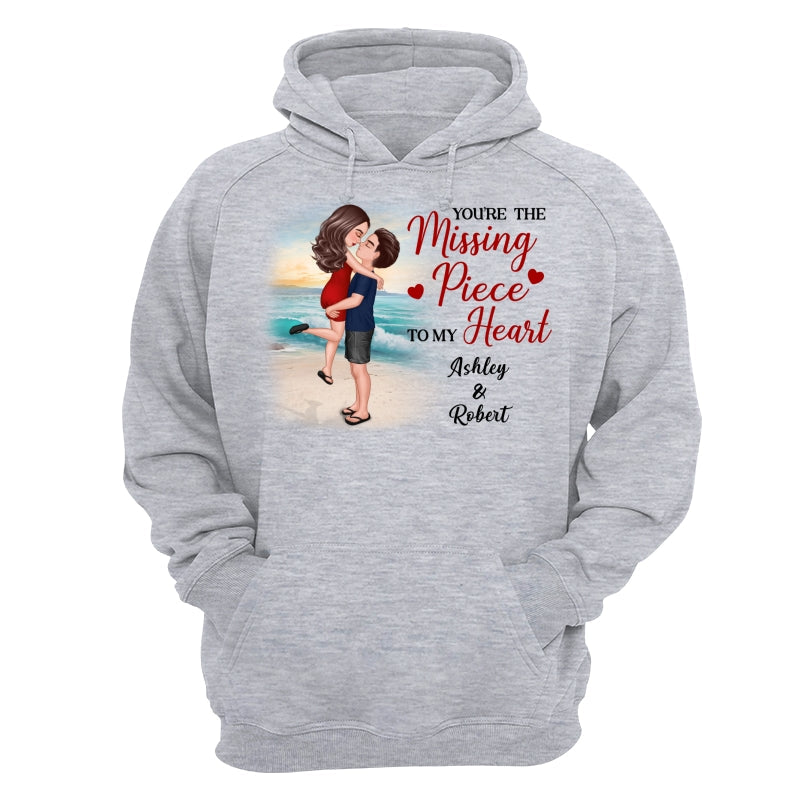 Couple Kissing On The Beach Personalized Shirt
