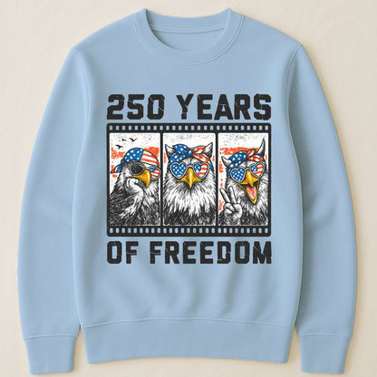 Funny Eagel 250 Years Happy -  Shirt