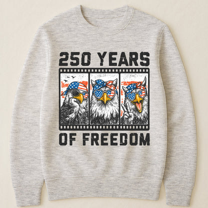 Funny Eagel 250 Years Happy -  Shirt