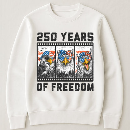 Funny Eagel 250 Years Happy -  Shirt