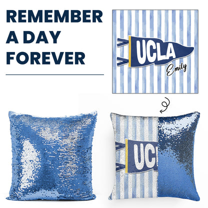School Pennant Flag - Custom Pillow