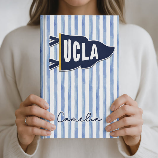 School Pennant Flag - Personalized Journal