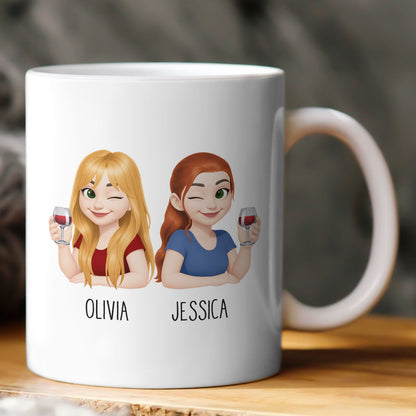 Seester Gift For Sister Definition Cute Cartoon - Personalized Mug