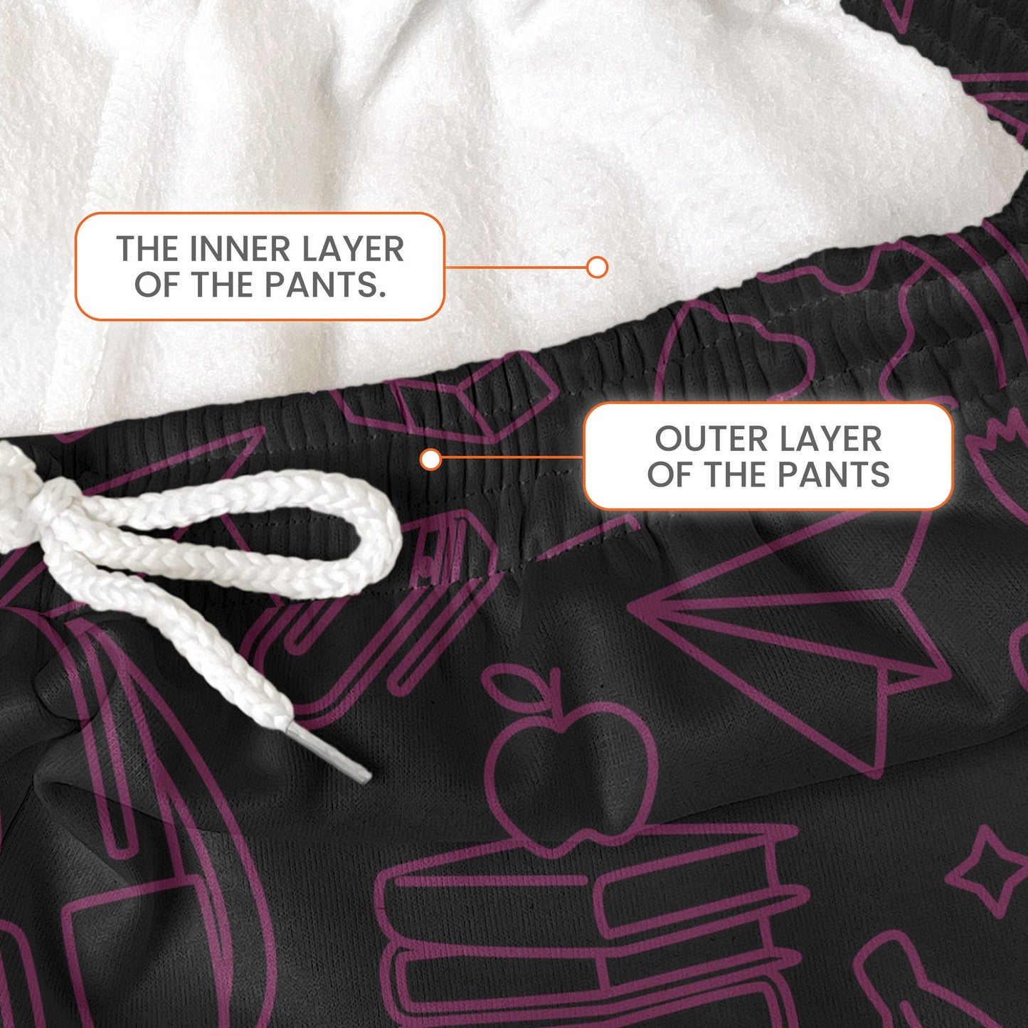 Senior High School, College - Personalized Sweatpants, Lounge Pants With Pockets