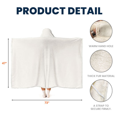 Sewing Lover, Custom Name - Personalized Wearable Blanket Hoodie