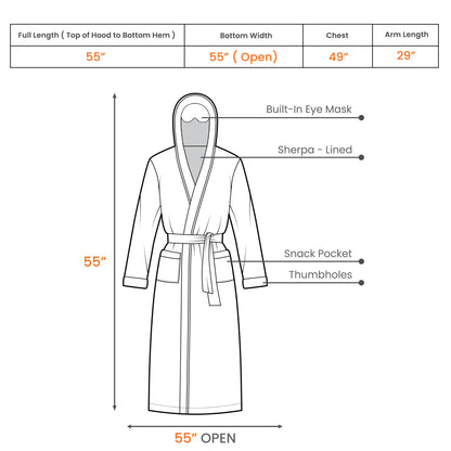 Bad B*tch Affirmations - Personalized Hooded Robe