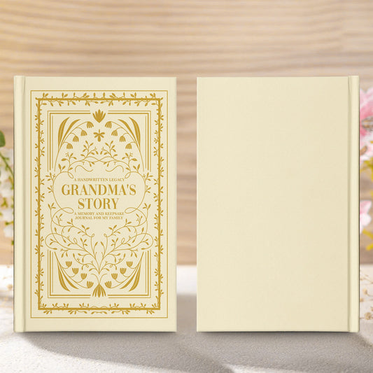 Story Journal A Memory And Keepsake Journal For My Family - Personalized Hardcover Journal