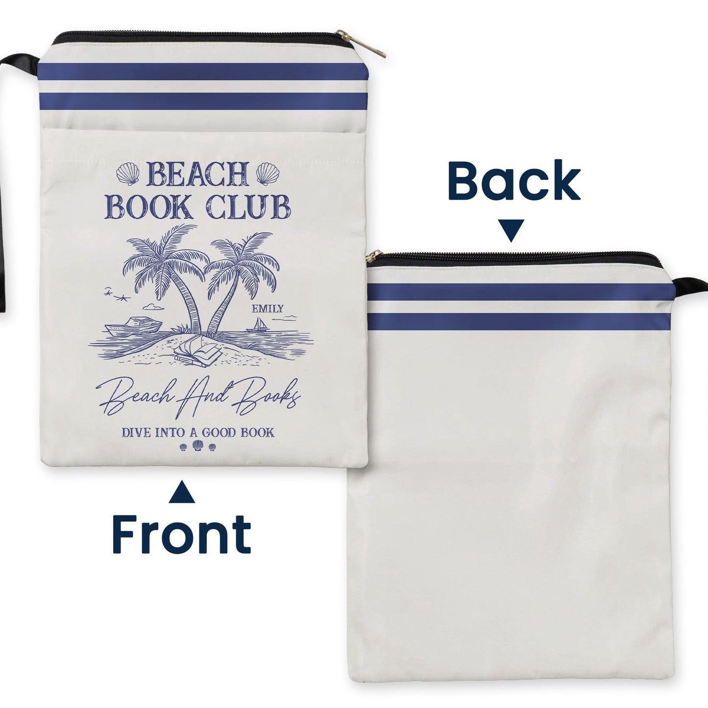 Summer Beach Book Club - Personalized Book Sleeve