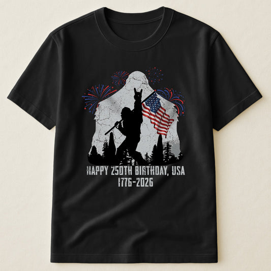 Happy 250th Birthday, USA Bigfoot - Shirt