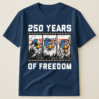 Funny Eagel 250 Years Happy -  Shirt