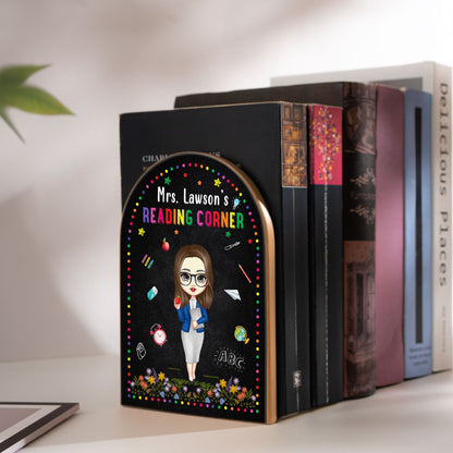 Teacher Reading Corner - Custom Wood Book Ends