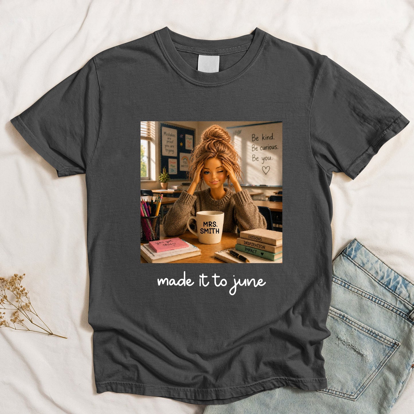 Teacher Doll Face Meme End Of Year - Personalized Shirt
