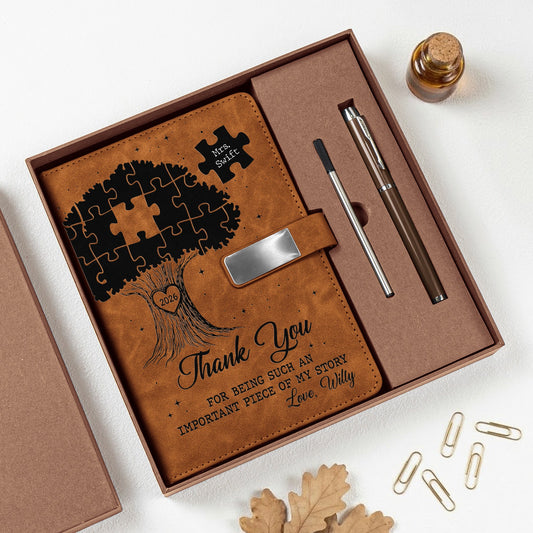 Teacher Thank You Gift - Personalized Notebook Set