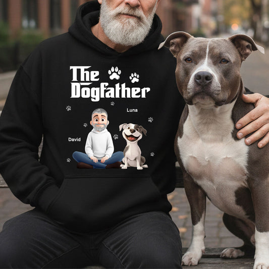 The Dogfather Catfather - Personalized Hoodie