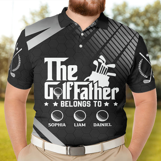 Father's Day Gifts, The Golffather - Personalized Polo Shirt