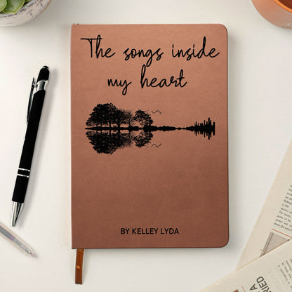 The Song Inside My Heart - Personalized Leather Journal