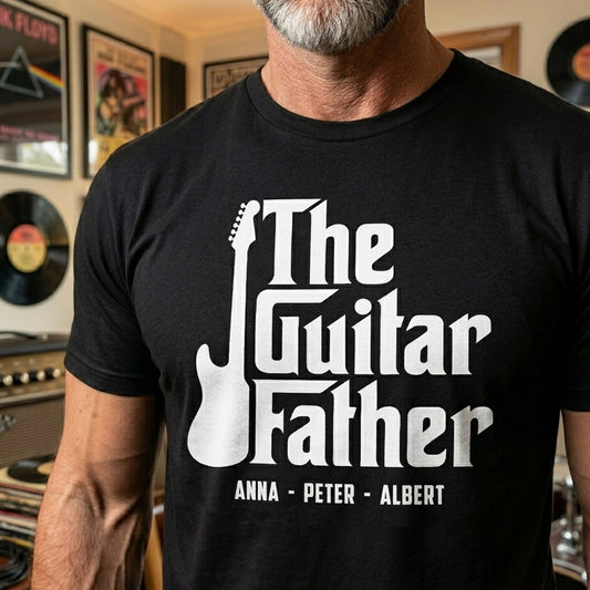 Father's Day Gifts, The Guitar Father - Personalized Shirt