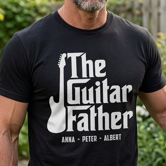 Father's Day Gifts, The Guitar Father - Personalized Shirt