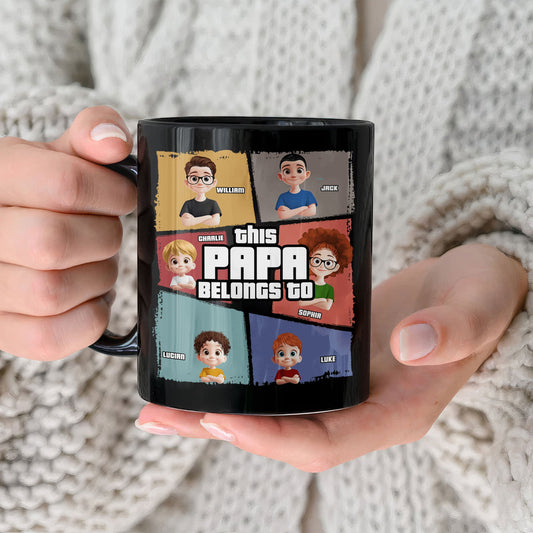 Father's Day Gifts, This Dad Belongs To - Personalized Mug