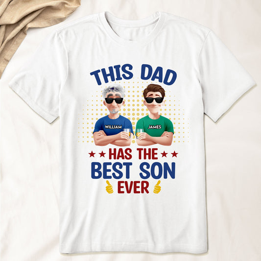 Father's Day Gifts, This Dad Has The Best Kids Ever - Personalized Shirt