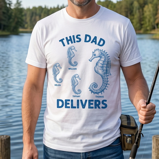 Father's Day Gifts, This Dad Delivers - Personalized Shirt