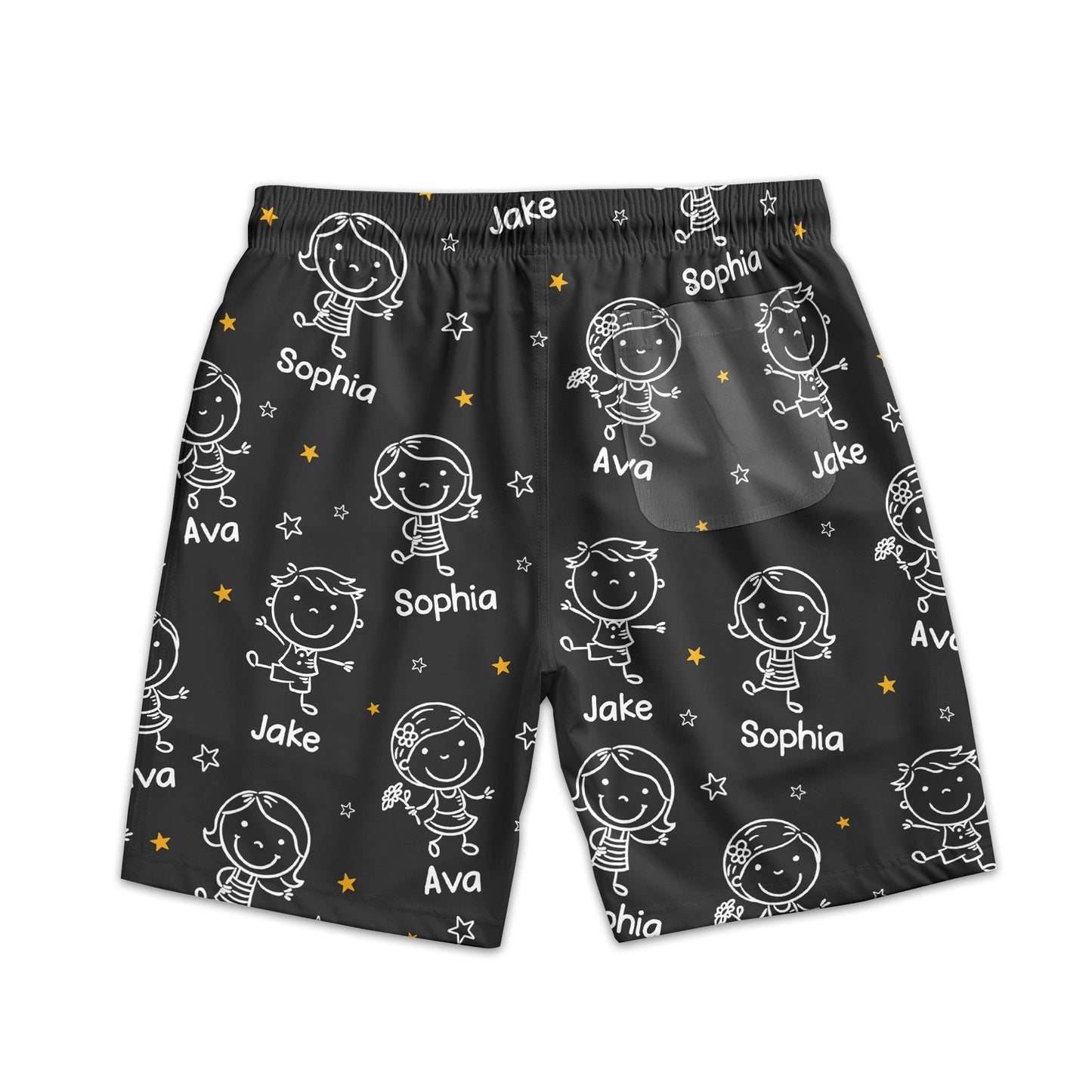 This Papa Belongs To Doodle Style- Personalized Shorts