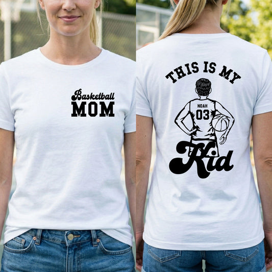 Those Are My Kids Sport Mom - Personalized Shirt