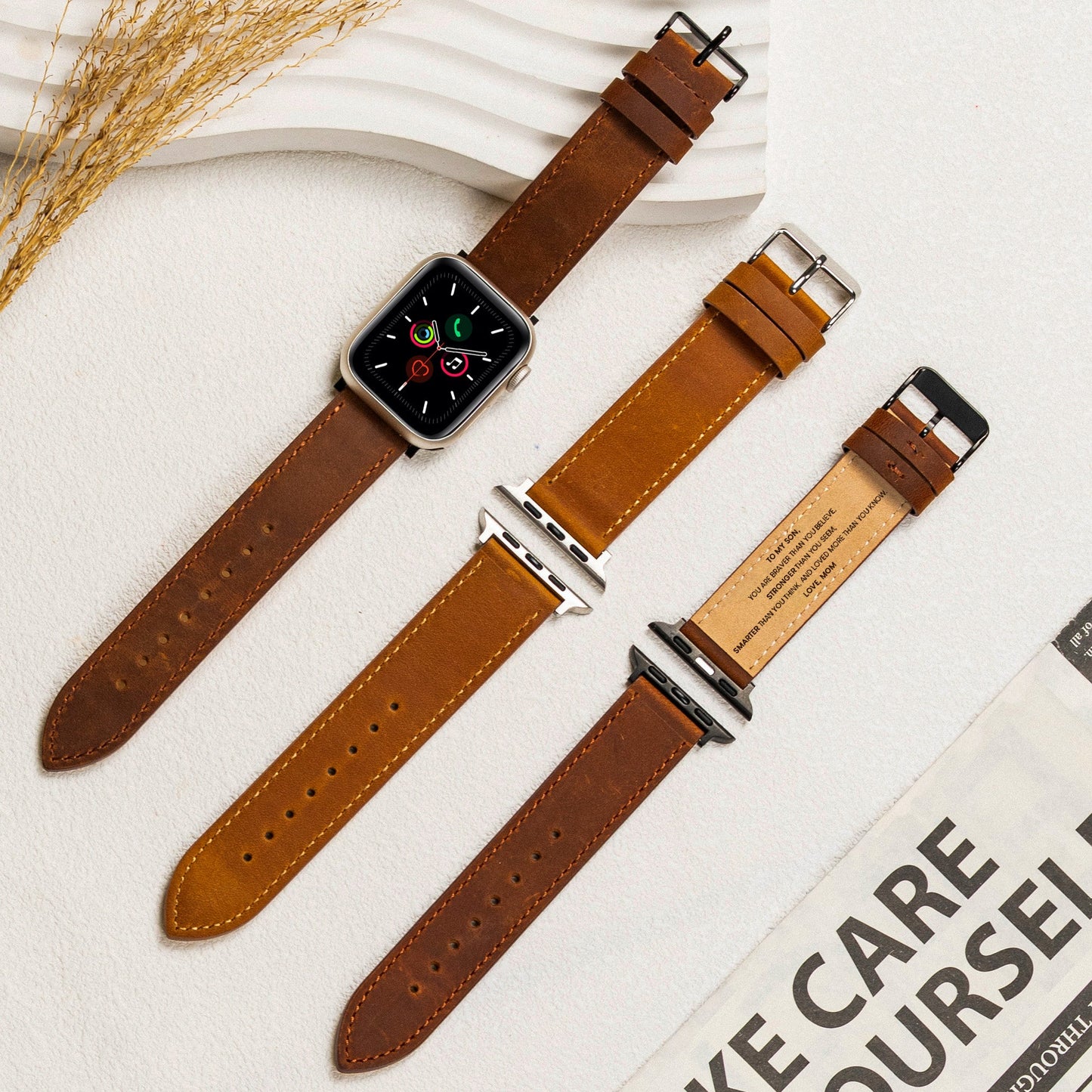 Father's Day Gifts, To My Son Through Good Times & Bad, I Will Always Be Your Dad, Mom - Personalized Watch Band