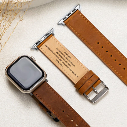 Father's Day Gifts, To My Son Through Good Times & Bad, I Will Always Be Your Dad, Mom - Personalized Watch Band