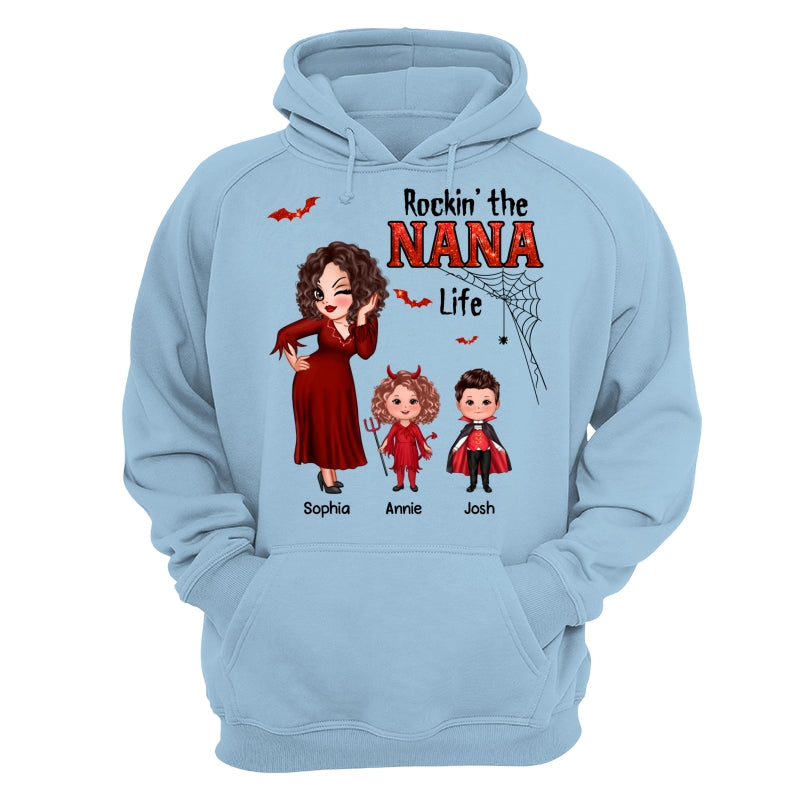 Pretty Grandma Mom Halloween Rockin‘ The Grandma Mom Life Shirt