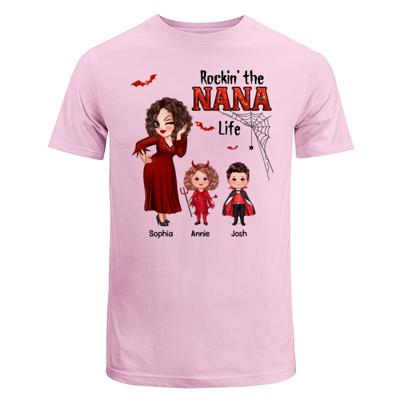 Pretty Grandma Mom Halloween Rockin‘ The Grandma Mom Life Shirt