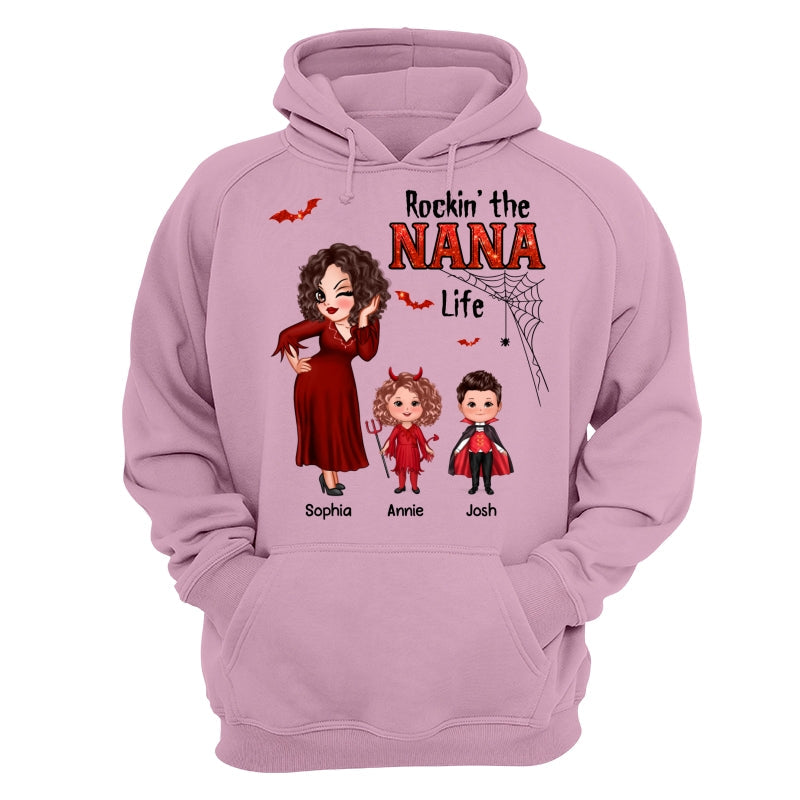 Pretty Grandma Mom Halloween Rockin‘ The Grandma Mom Life Shirt
