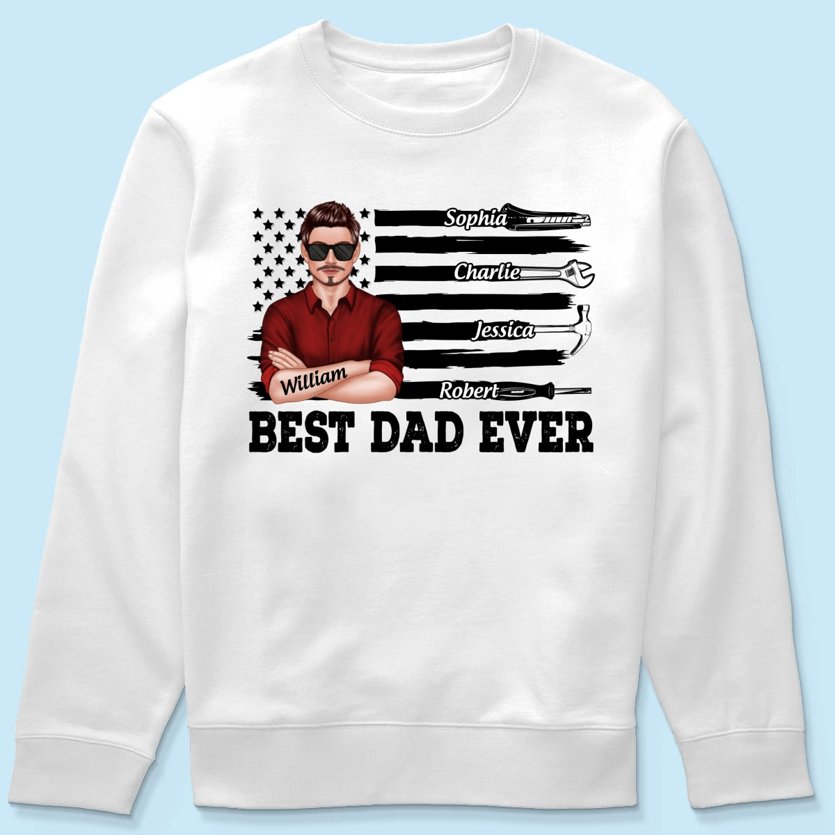 Best American Dad Mechanic Dad Personalized Shirt