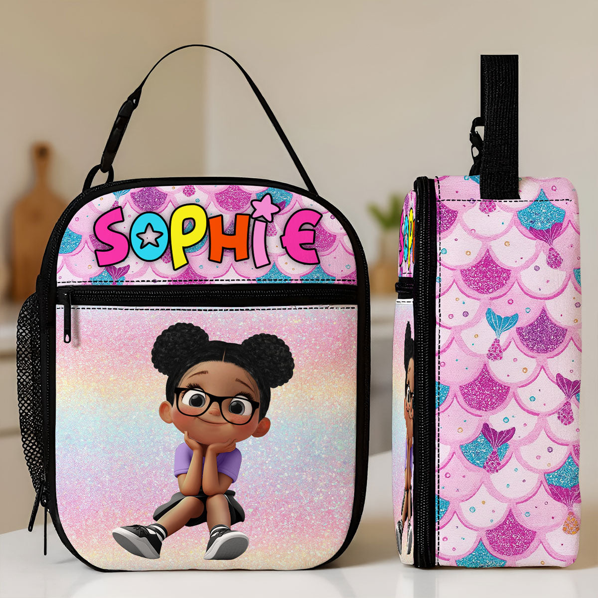 Custom Name Insulated Lunch Bag for Kids, Unique Designs for Boys & Girls, Keep Your Child’s Meals Fresh & Safe All Day