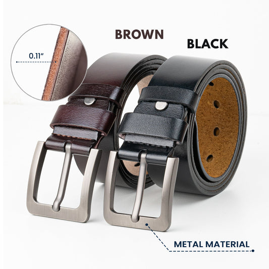Vintage Monogram - Personalized Engraved Leather Belt