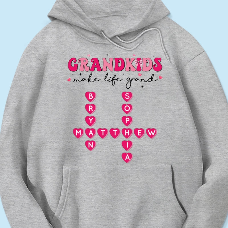My Grandkids Are My  Gift For Grandma Personalized Shirt